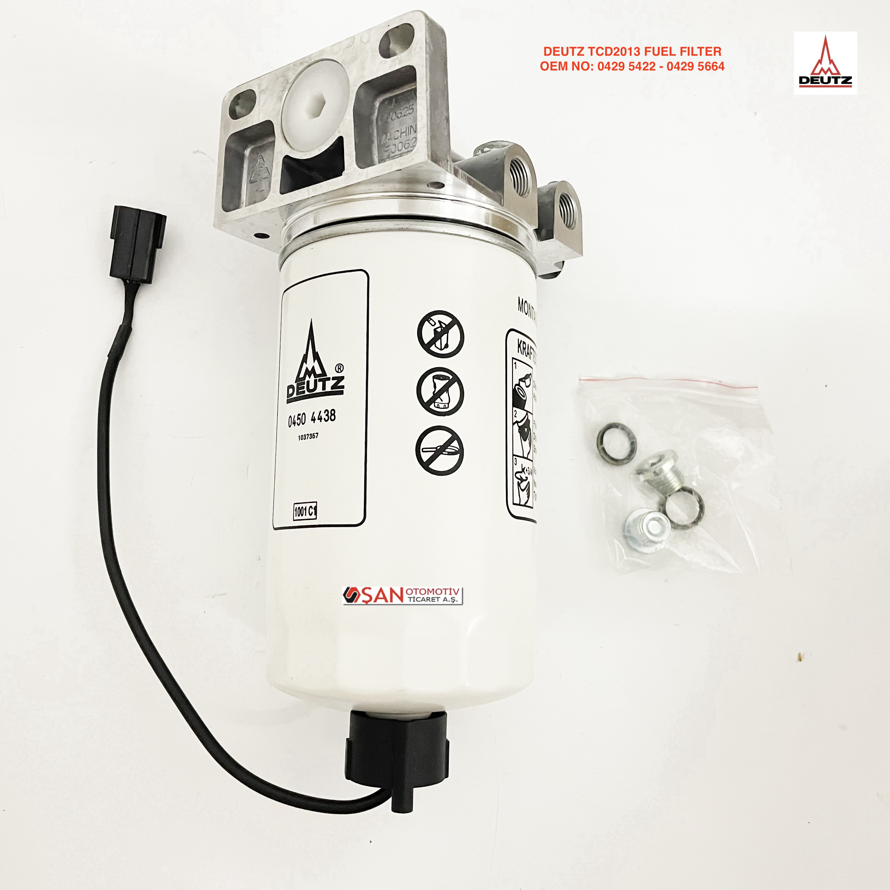 DEUTZ TCD2013 FUEL FILTER 0429 5422 + 0429 5664 