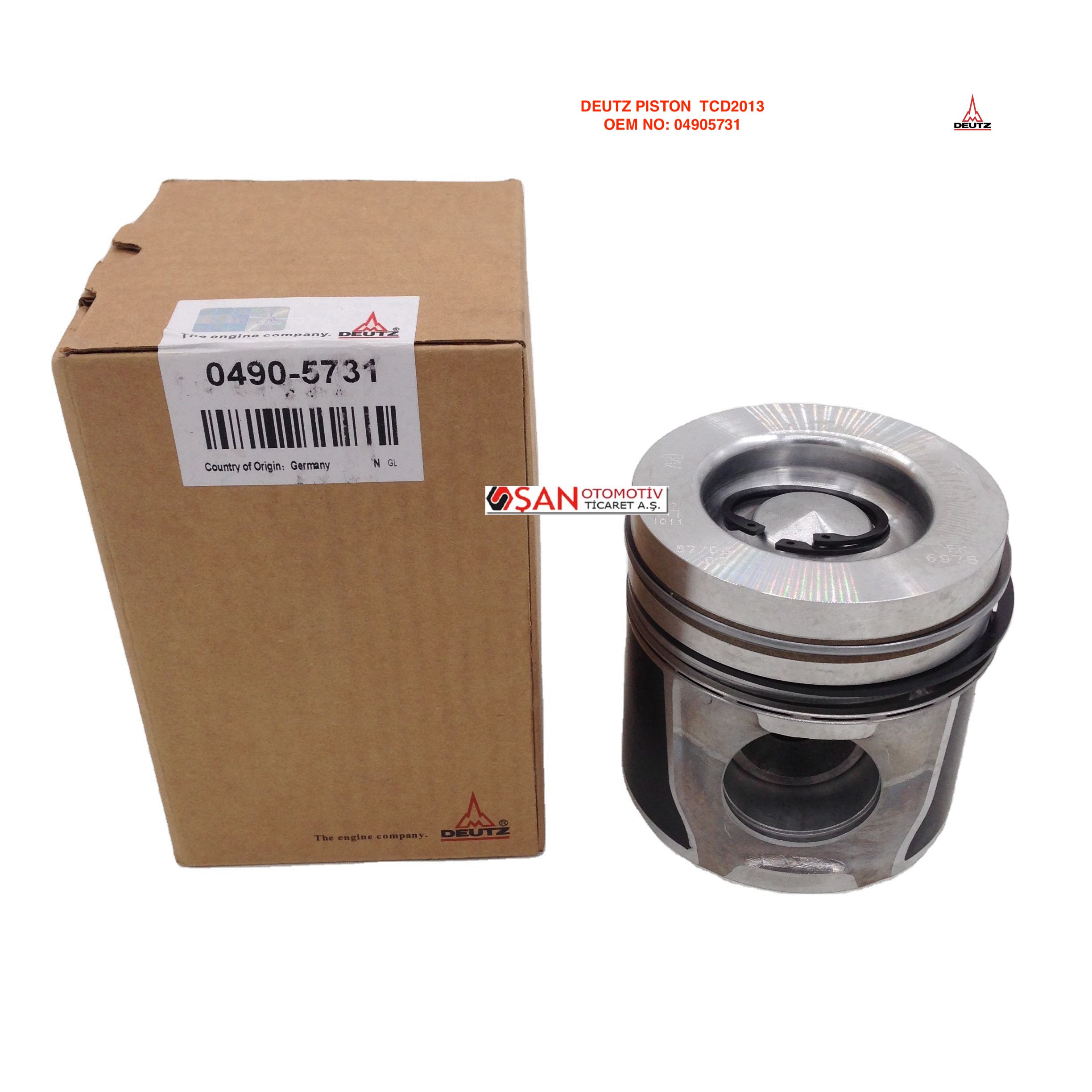 DEUTZ TCD2013 PISTON 0490 5731