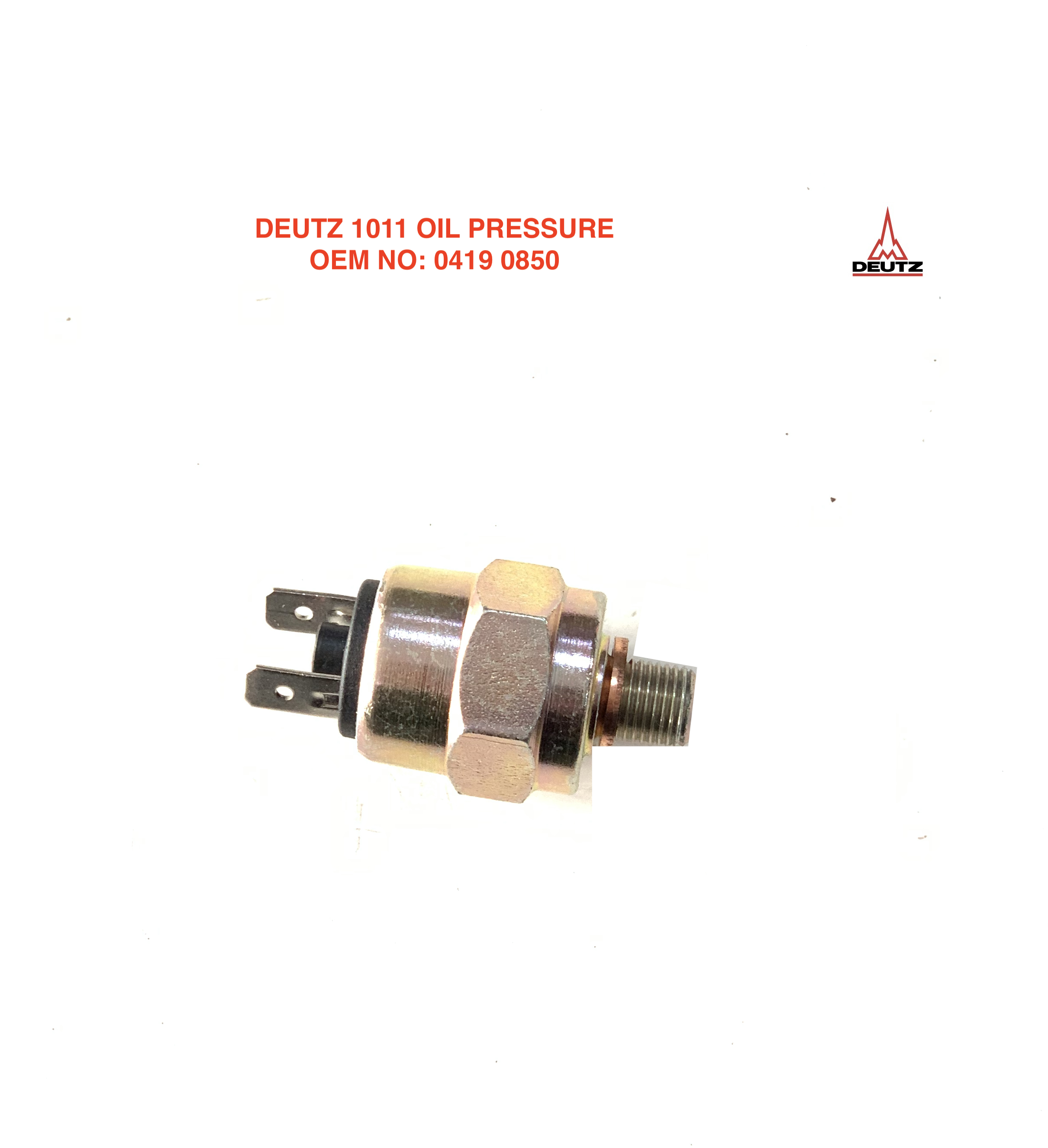 DEUTZ 1011 OIL PRESSURE 0419 0850