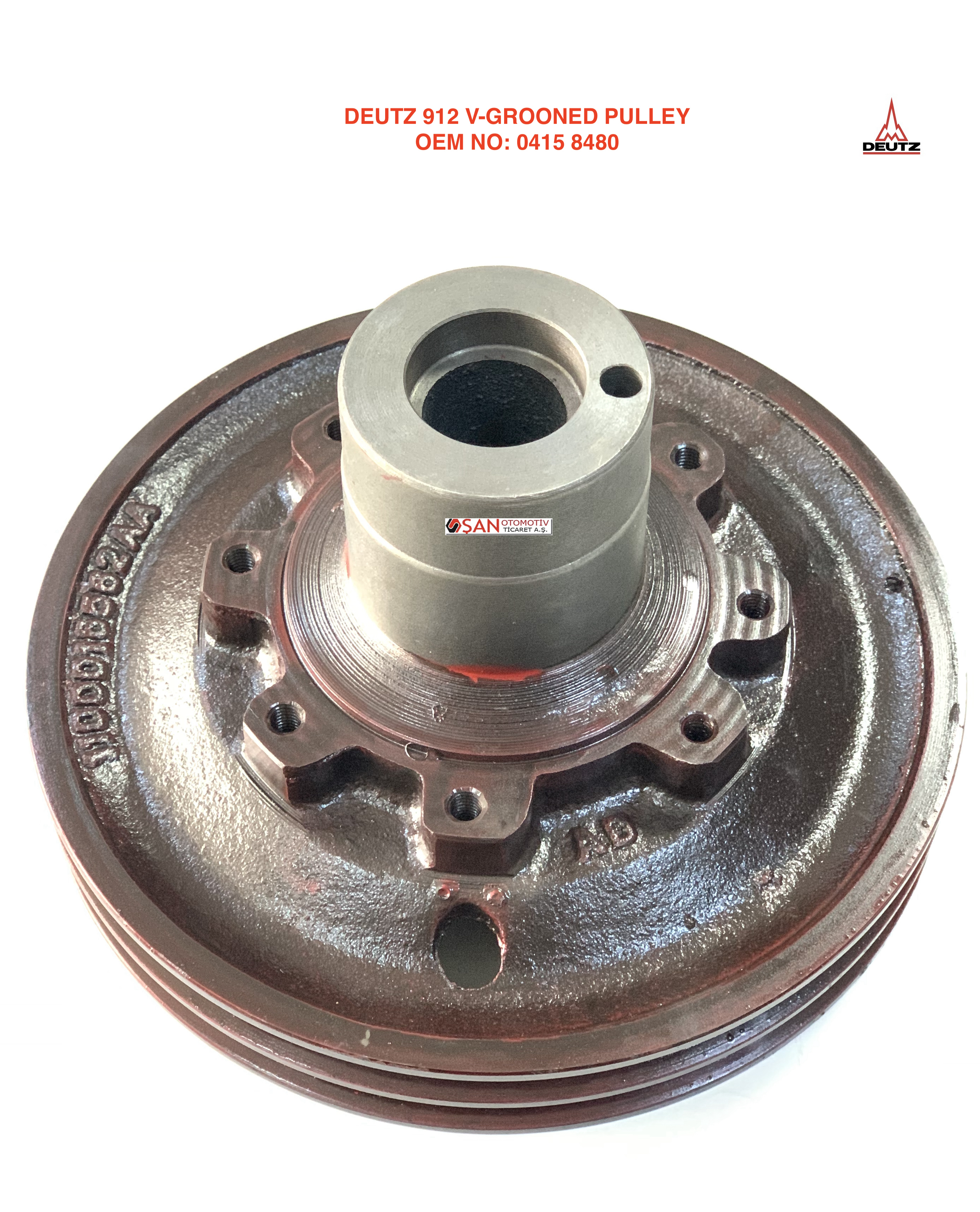 DEUTZ 912 V-GROONED PULLEY 415 8480