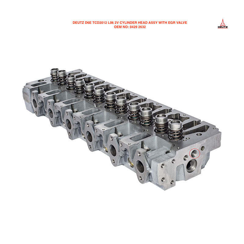 DEUTZ D6E TCD2012 L06 2V CYLINDER HEAD ASSY WITH EGR VALVE 0429 2632