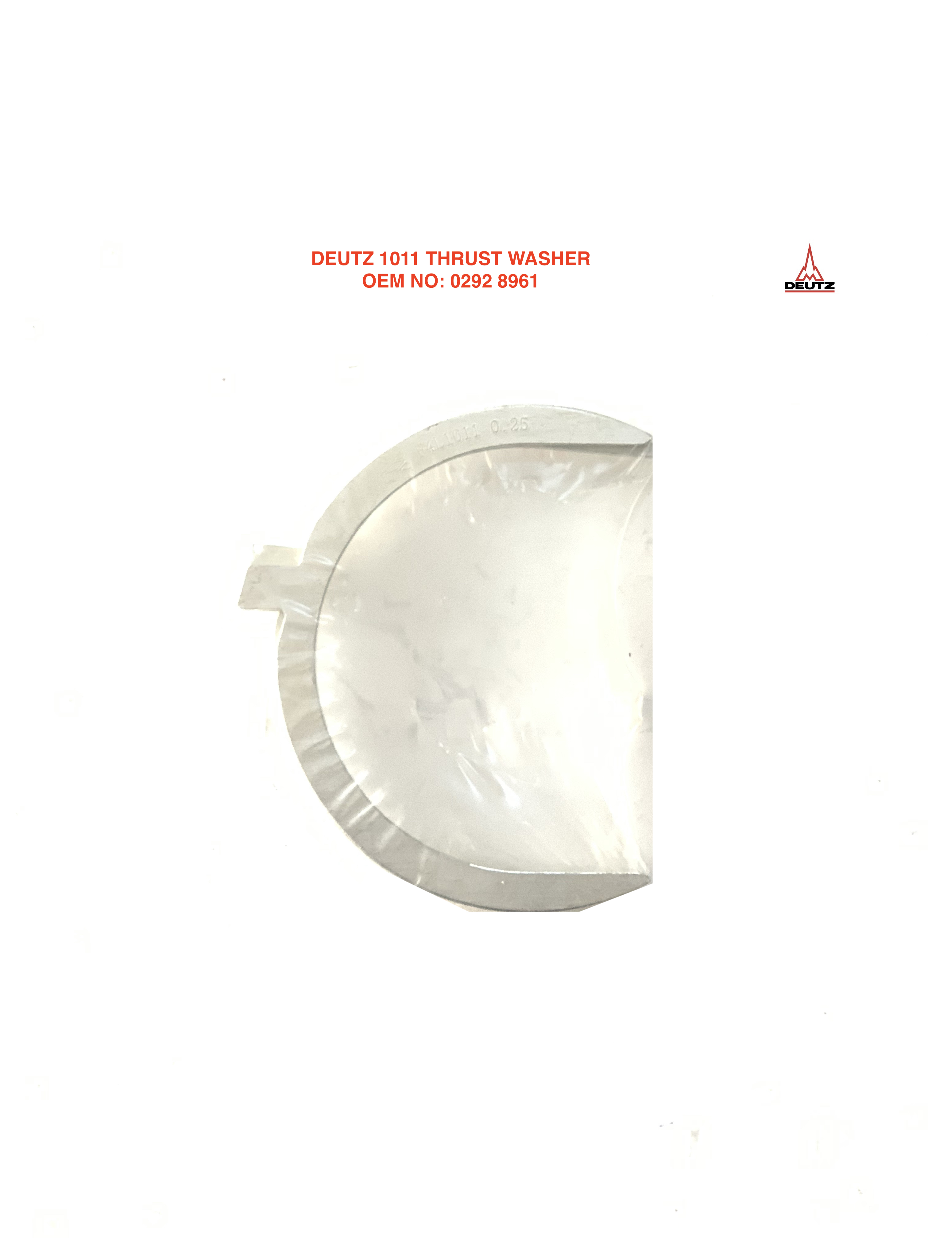 DEUTZ 1011 THRUST WASHER 0292 8961