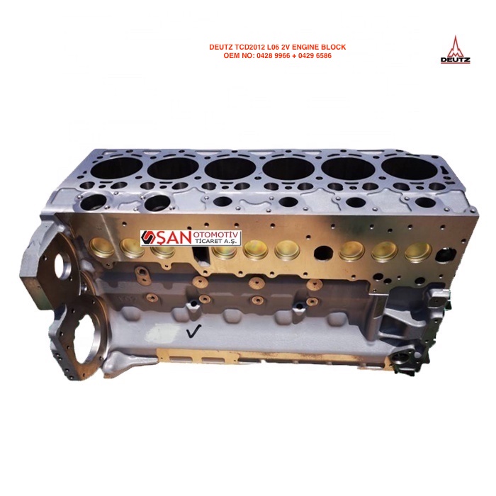 DEUTZ TCD2012 L06 2V ENGINE BLOCK 0428 9966 + 0429 6586