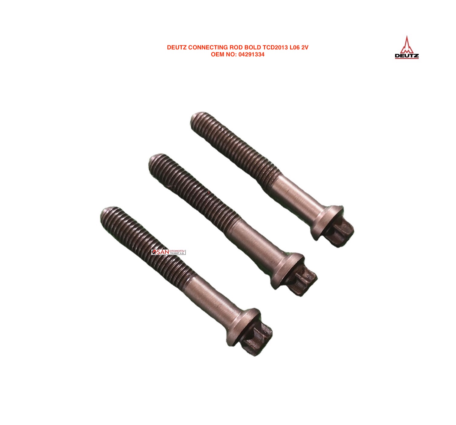 DEUTZ TCD2013 L06 2V CONNECTING ROD BOLD 0429 1334