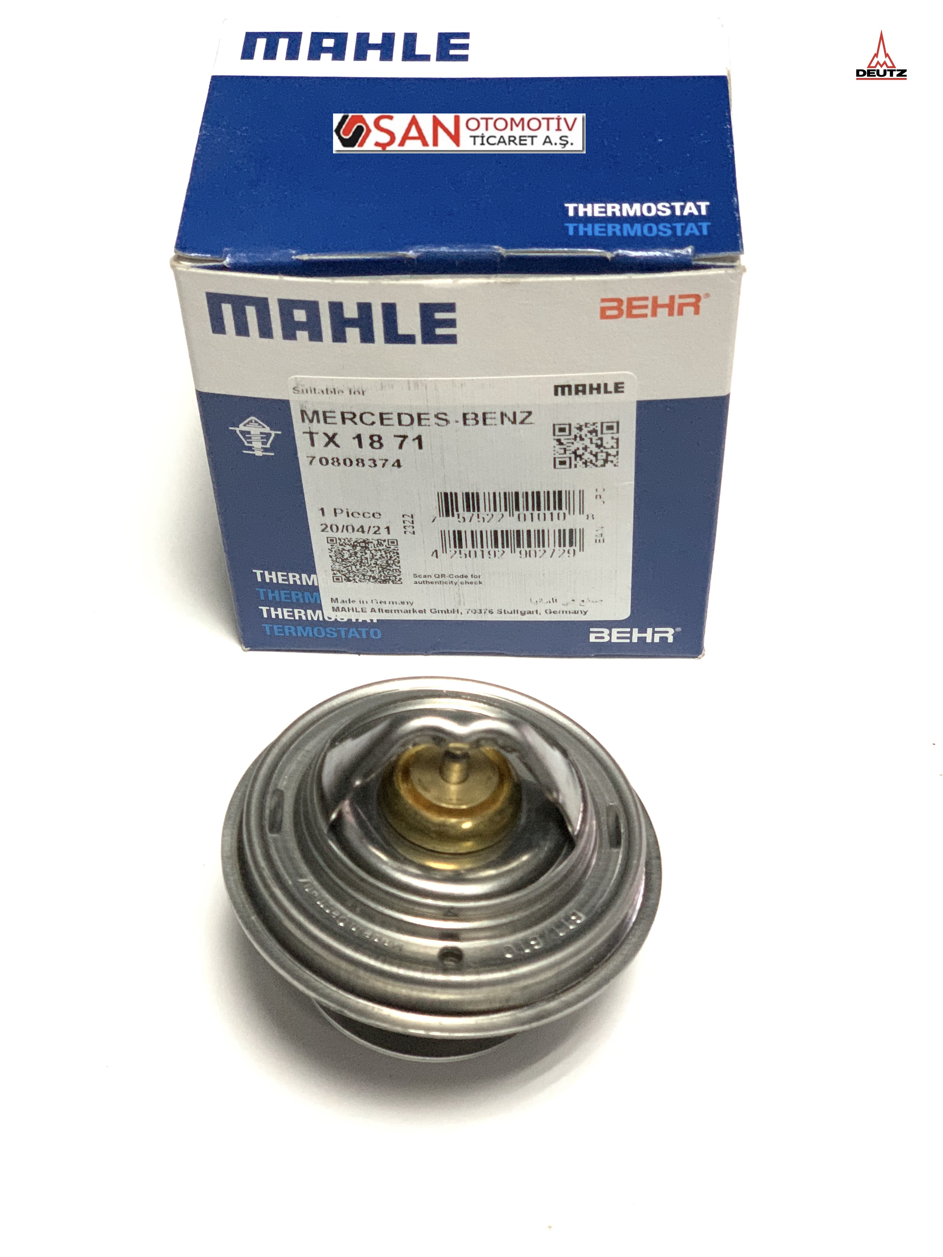 DEUTZ 1013 THERMOSTAT MERCEDES TX 1871