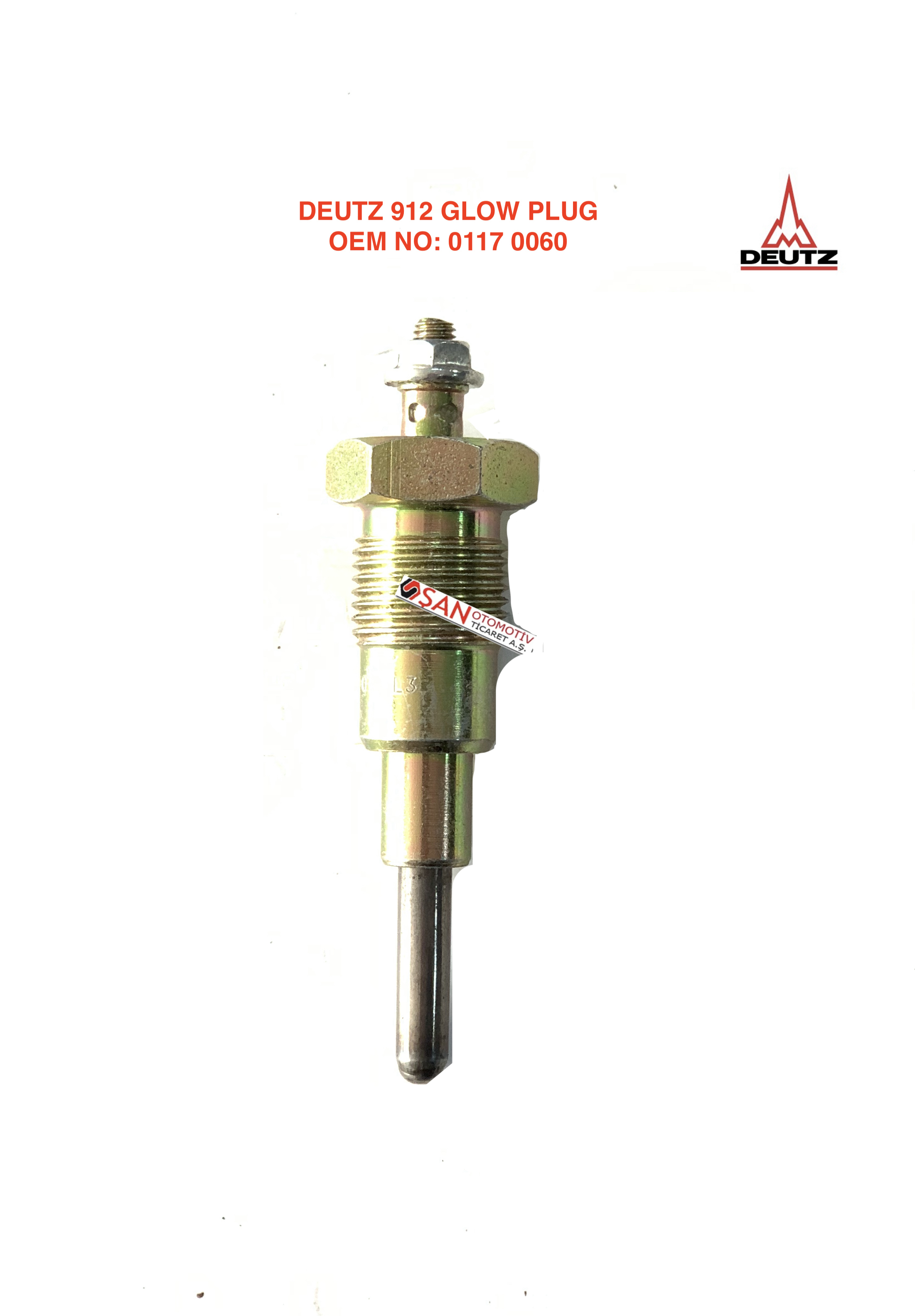DEUTZ 912 GLOW PLUG 0117 0060