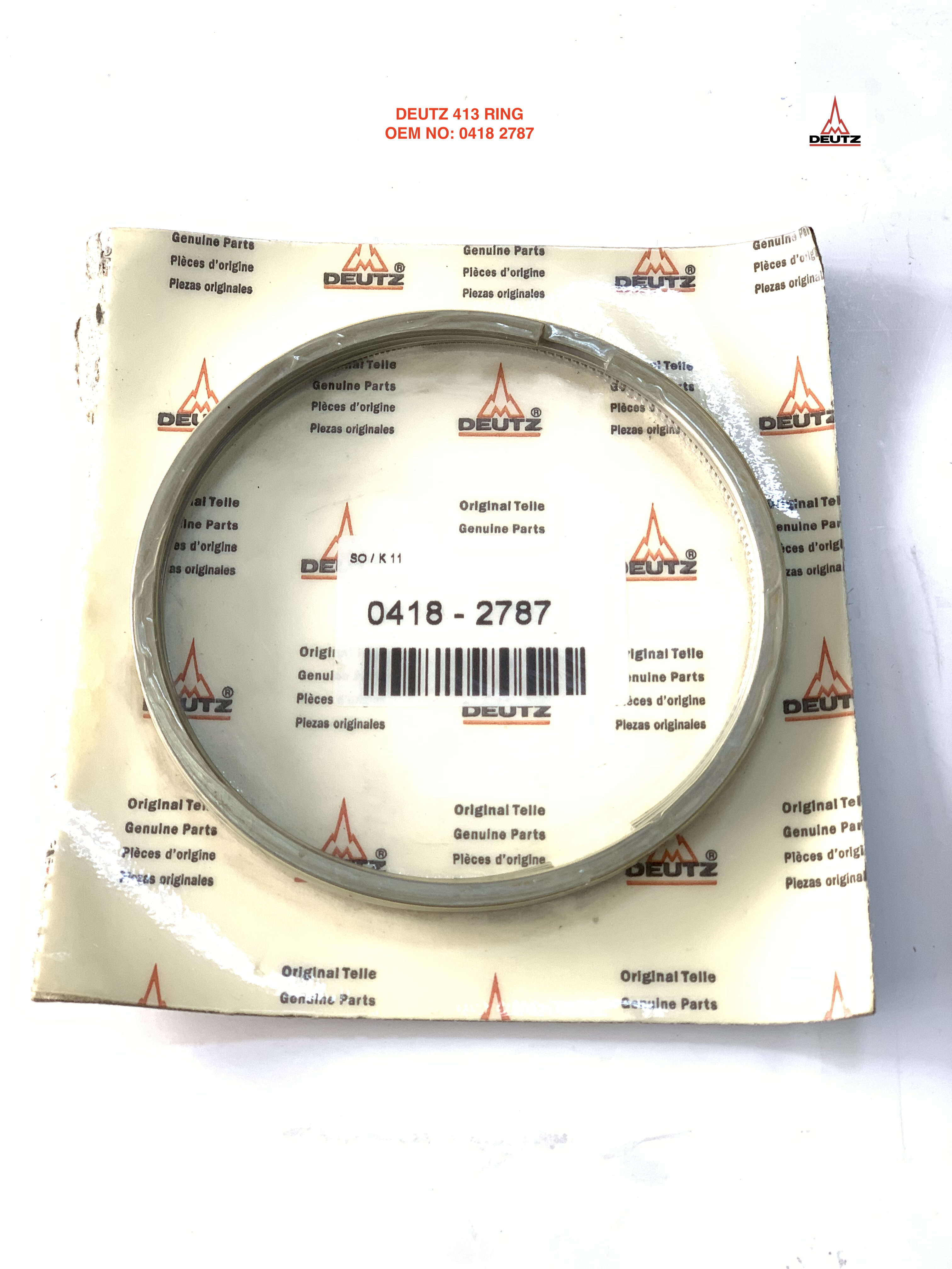 DEUTZ 413 RING  0418 2787