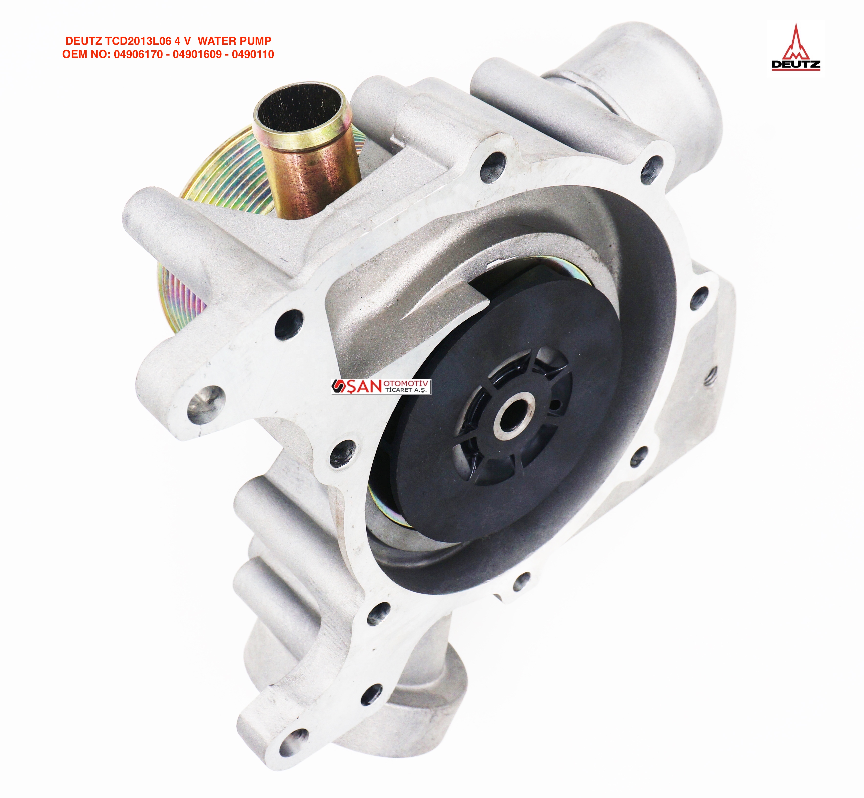 DEUTZ TCD2013L06 4 V  WATER PUMP 0490 6170 + 0490 1609 + 0490 0110