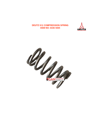 DEUTZ 912 COMPRESSION SPRING 0336 9305