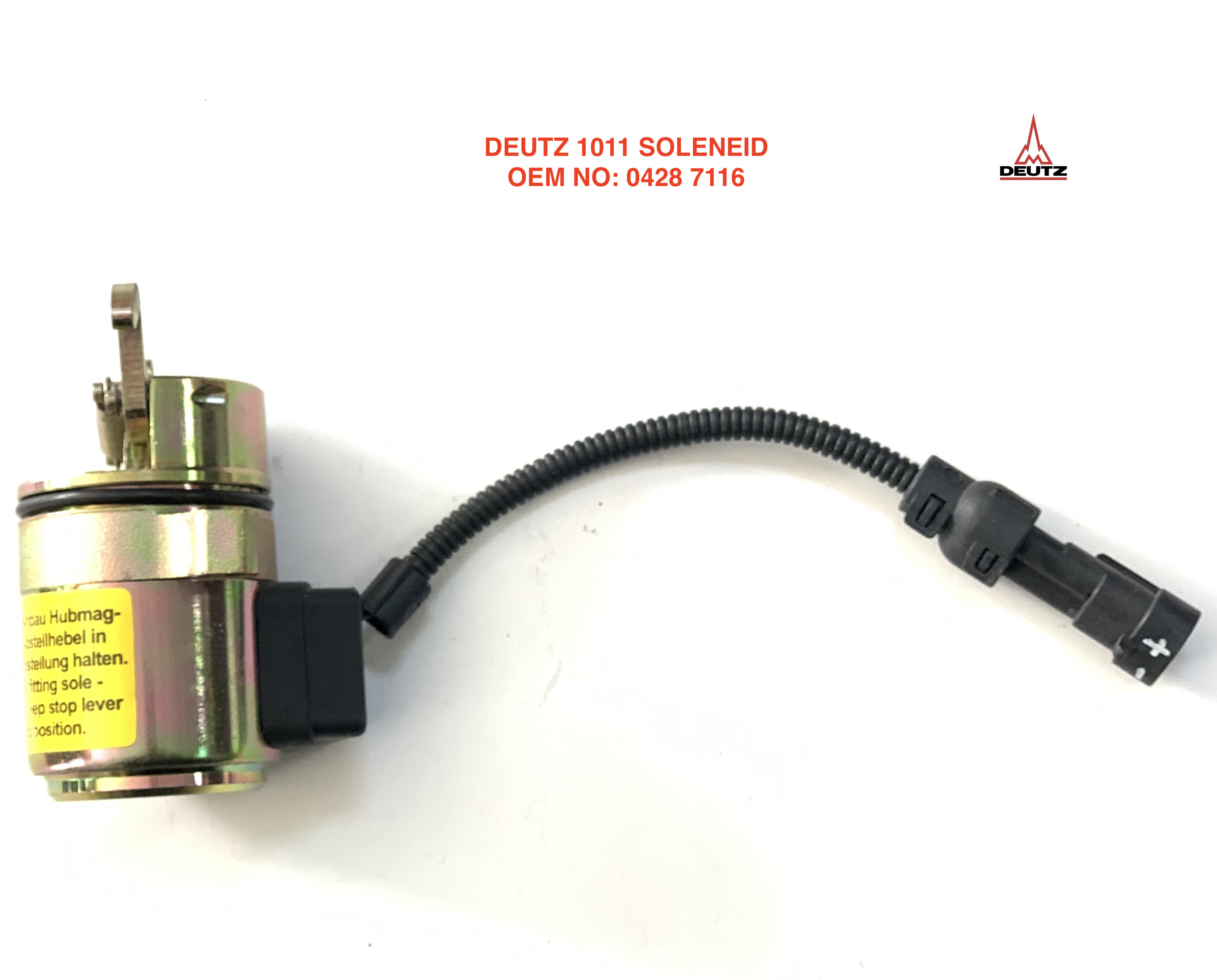 DEUTZ 1011 SOLENEID 0428 7116