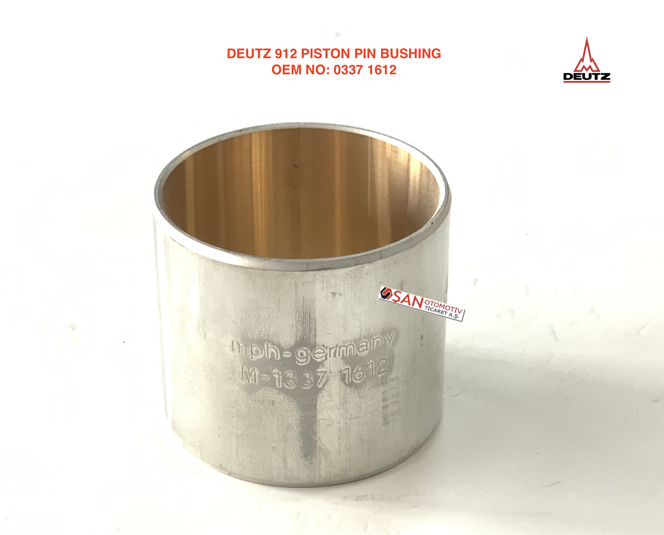 DEUTZ 912 PISTON PIN BUSHING 0337 1612